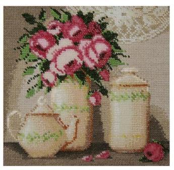 Набор для вышивания Розы и фарфор ВК-31