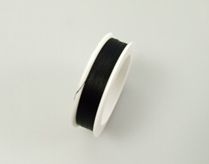 Нитка для вышивания бисером 100м черная