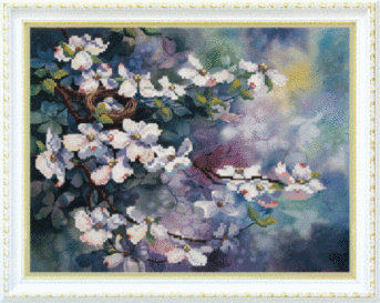 СБ-063 Схема для вышивания бисером (ткань с рисунком)