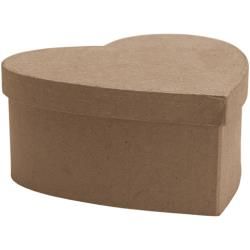 Заготовка под декор Шкатулка сердце 28-4071