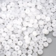 02090 10/0 чеський бісер Preciosa, 5 г, білий, непрозорий 