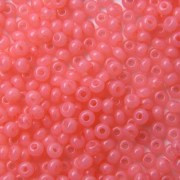 02191 10/0 чеський бісер Preciosa, 50 г, червоно-рожевий, непрозорий сольгель алебастровий 