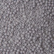 03121 10/0 чеський бісер Preciosa, сіро-фіолетовий, непрозорий крейдяний сольгель