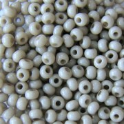 Купити 03141 10/0 чеський бісер Preciosa, сірий, непрозорий крейдяний сольгель 