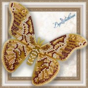 Набор для вышивки бисером на прозрачной основе Бабочка 035