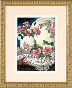 Набір для вишивання нитками 06929 Троянди і мережива Dimensions