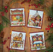 Dimensions 08954 Winter Village Ornaments