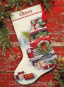 Набор для вышивания крестом 70-08986 DIMENSIONS Santa's Truck / Грузовик Санты
