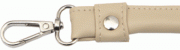 10883 Ручки для сумок (искусственная кожа) с карабином Beige Knit Pro