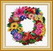 Набор для вышивания Доме крестом 110815 Венок