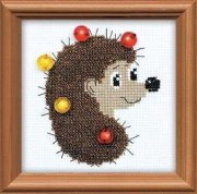 Набор для вышивания бисером Риолис 1175 Ежик с яблоками