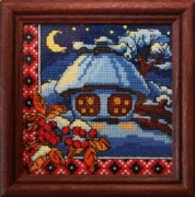 Набір для вишивання Ледi 1272 Зимова ніч