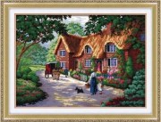 Набор для вышивания Доме крестом 130003 Зеленый сад 
