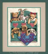 Набор для вышивания Дименшенс 13684 Полка с игрушками