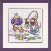 Набор для вышивания DIMENSIONS 13731 Швейные мышки