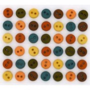 Декоративные пуговицы Tiny Round Buttons - Southwestern 1568