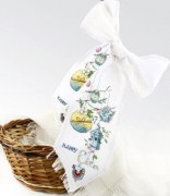 Бант с кружевом под вышивку 18-19/00