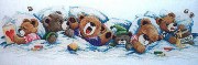 Набор для вышивания крестом Janlynn 195-0601 Сонные медвежата