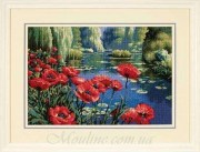 Набор для вышивания гобеленом DIMENSIONS 20066 Маки у озера / Lakeside Poppies