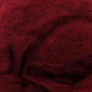 Вовна для валяння Новозеландська 27 мікронів бордо 3013