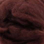Шерсть для валяния коричнево-красная 3016
