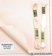 3706/4110 Канва Aida 14 (шир. 110 см) рожевий Zweigart