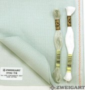 Канва для вышивания Аида 14 Zweigart 718 отрезы