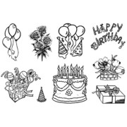 Набір прозорих штампів 3803CS