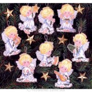 4464 Ялинкові іграшки. Янголята. Classic Design. Набір для вишивки хрестом 