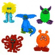 Набор пуговиц декоративных пуговиц Dress It Up 4669 Фигурки Чудики