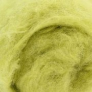 Шерсть новозеландская для валяния грязно-салатовая 5013