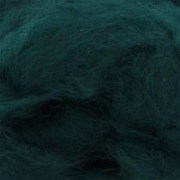 Шерсть новозеландская кардочесанная для фелтинга изумрудный 5025