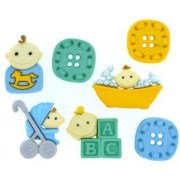 Декоративні ґудзики Dress It Up. Смішні малюки. 5196 