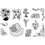 Штампи для скрапбукінгу 6204CS