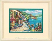 Набор для вышивания крестом DIMENSIONS Кафе с видом / Overlook Café