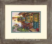 70-65161 Набір для вишивання хрестиком DIMENSIONS, Cabin View / Будиночок з краєвидом