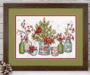 08994 Набір для вышивання хрестом DIMENSIONS, Birds And Berries / Птахи та ягоди