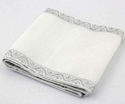 Канва-лента шир. 120 мм лен с декоративной отделкой 72024/17