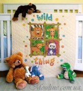 73249 Dimensions Набор для вышивки крестиком на одеяле Дикие вещи / Wild Thing Quilt