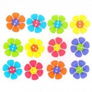 Декоративные пуговицы Разноцветные цветы Dress It Up 7691