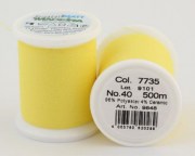 7735/9848 Frosted MATT екстра матові вишивальні нитки, 96% поліестер, 4% кераміка, 500 м