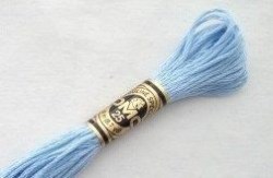 Мулине для вышивания DMC 800 Delft Blue-Pale