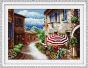 Набор для вышивания Доме крестом 90404 Солнечная улица