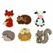 Набор пуговиц Зверята Dress It Up 9066