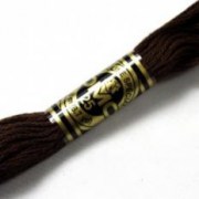 Мулине для вышивания DMC 938 Coffee Brown