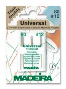 Иглы Madeira для швейных машин 80/12 (3 иглы/карточка)