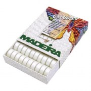 9766/1001 MADEIRA, Нижняя нить BOBBINS №150 белый 50 шпулей х 120 м