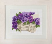 Luca-S гобелен Анютины глазки G259