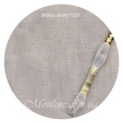 Лен для вышивания Zweigart Belfast Linen 32 ct. Серый Vintage 7729