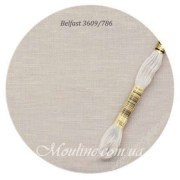 Лен для вышивания Zweigart Belfast Linen 32 ct. пепельно-серый 786